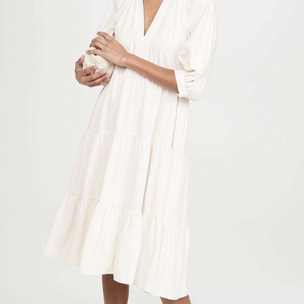 Amanda Uprichard Saffron Midi Dress  Saffron Midi Dress - Size Medium